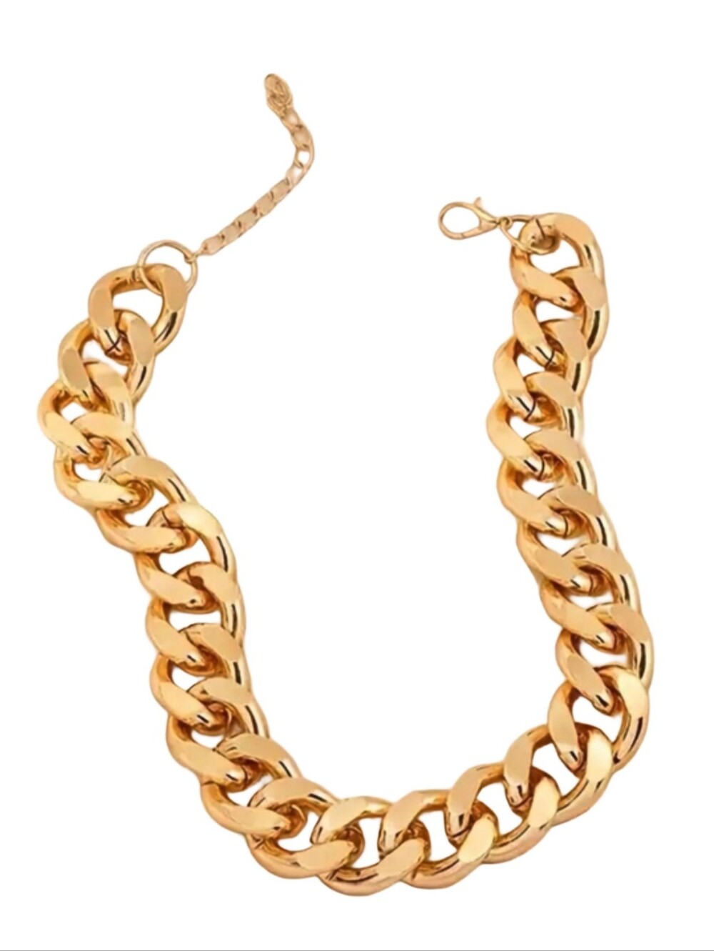 Bold statement chain; 16.5" with a 2.76 extender; total 19.3"; nwot